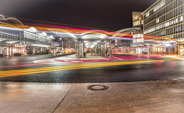 Hauptbahnhof Koblenz Nacht © Koblenz-Touristik Hauptbahnhof Koblenz bei Nacht © Koblenz-Touristik