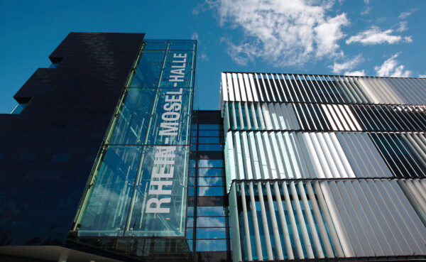 Neue_Fassade_RMH.jpg © Fassade der Rhein-Mosel-Halle in Koblenz ©
