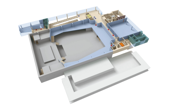 Grundriss 3. Obergeschoss Rhein-Mosel-Halle Koblenz © Grundriss 3. Obergeschoss Rhein-Mosel-Halle Koblenz ©