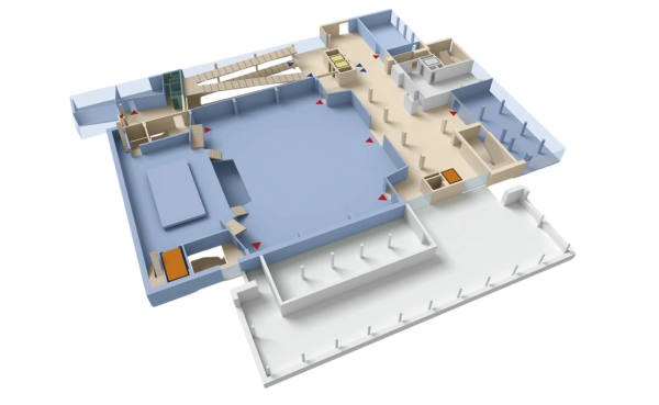 Grundriss 2. Obergeschoss Rhein-Mosel-Halle Koblenz © Grundriss 2. Obergeschoss Rhein-Mosel-Halle Koblenz ©