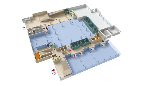 Grundriss Erdgeschoss Rhein-Mosel-Halle Koblenz © Grundriss Erdgeschoss Rhein-Mosel-Halle Koblenz ©