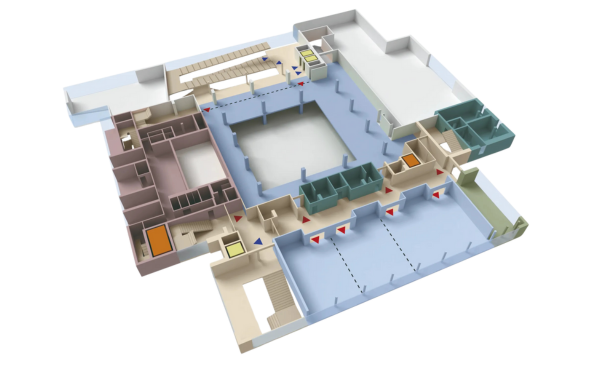 Grundriss 1. Obergeschoss Rhein-Mosel-Halle Koblenz © Grundriss 1. Obergeschoss Rhein-Mosel-Halle Koblenz ©